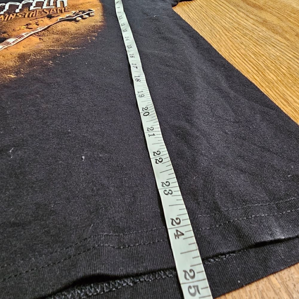 Vintage Led Zeppelin Black T Shirt The Song Remains The Same Large L 100% Cotton - Picture 3 of 9
